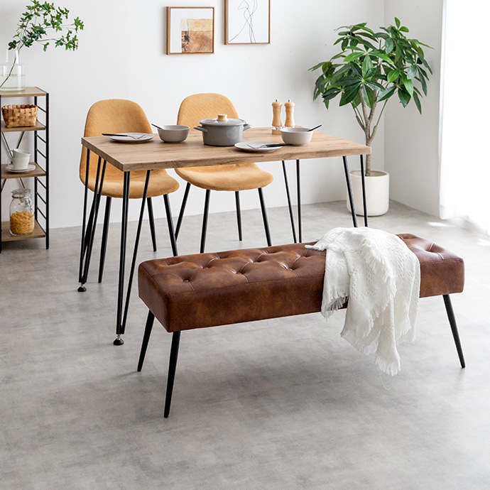 g167007]【幅110cm】Albie ダイニングベンチ ダイニングチェア | 家具