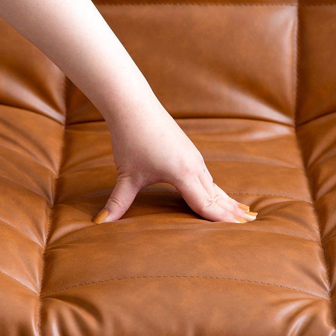 g118033]【単品】Hank PVCレザーソファ 1人掛けソファー | 家具