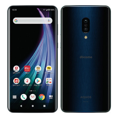 SIMロック解除済】docomo AQUOS zero2 SH-01M Astro Black|中古