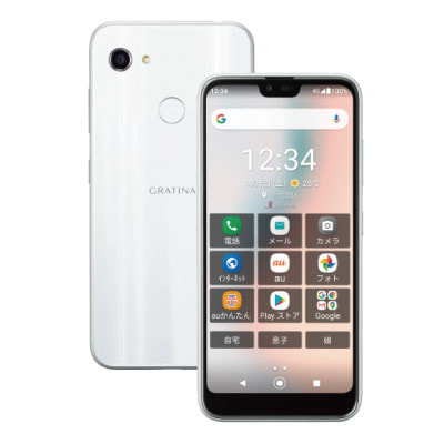 SIMロック解除済】au GRATINA KYV48 ホワイト|中古スマートフォン格安
