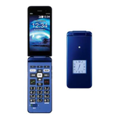 au かんたんケータイ ライト KYF43 ライトブルー|中古ガラケー格安販売