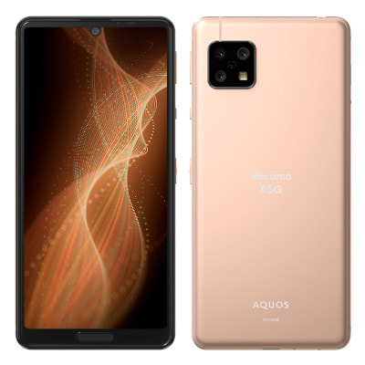 SIMロック解除済】docomo AQUOS sense5G SH-53A ライトカッパー|中古