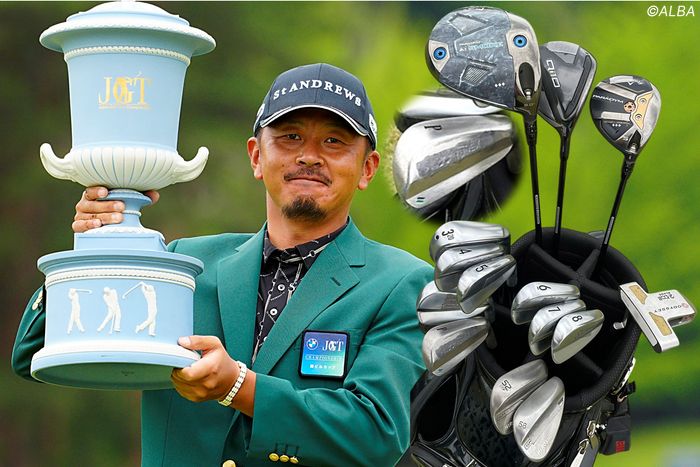 契約フリーの岩田寛 6メーカーの混成セットも「PWだけヨネックス