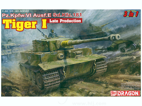 1/35 WW.II ドイツ重戦車 Pz.Kpfw.VI Ausf.E ティーガーI 後期生産型