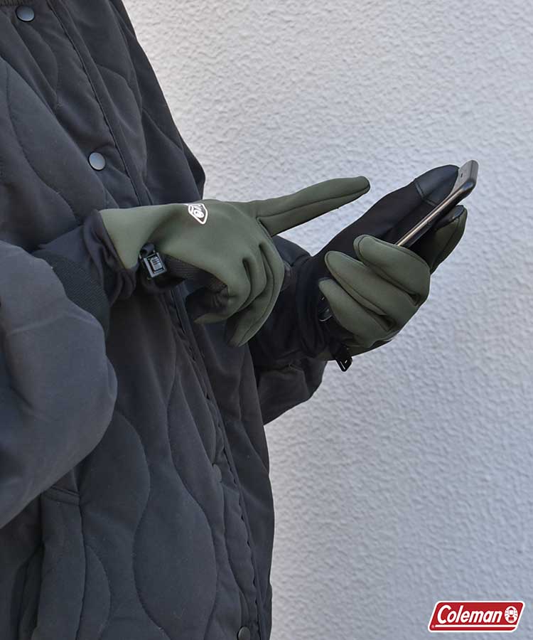 coleman防風ストレッチグローブ | Bleu Bleuet（ブルーブルーエ）公式通販