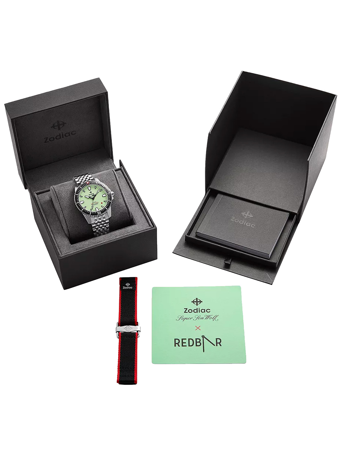 Zodiac x RedBar ZO3559 Super Sea Wolf Pro-Diver - Exquisite Timepieces