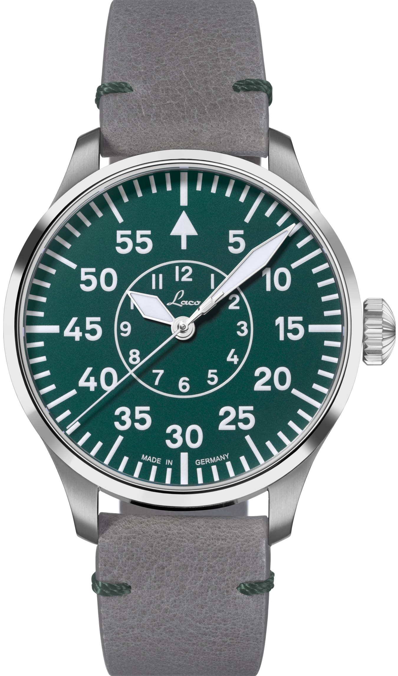 Laco 862179 Aachen Grun 42mm Baumuster Type B - Exquisite Timepieces