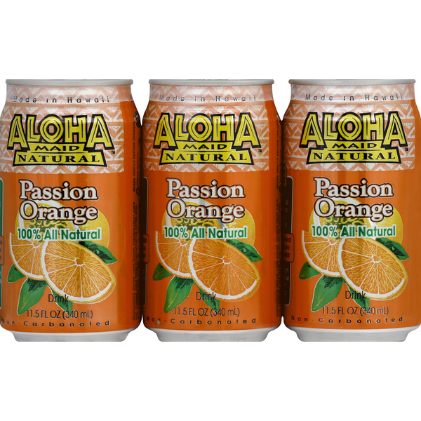 Aloha Maid Drink, Passion Orange Same-Day Delivery | HMart