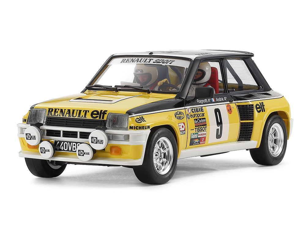 タミヤ 1/24 スポーツカーシリーズ ルノー5（サンク）ターボラリー