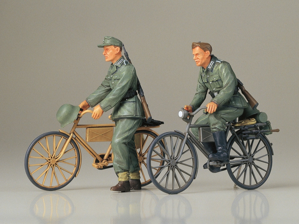 タミヤ 1/35 ミリタリーミニチュアシリーズ ドイツ歩兵 自転車行軍
