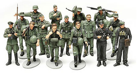 タミヤ 1/48 ミリタリーミニチュアシリーズ WWII ドイツ歩兵行軍セット