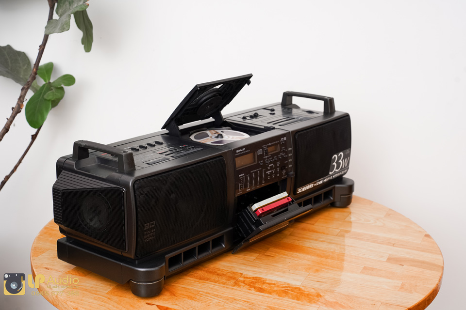 SHARP シャープ QT-73CD-GY ラジオCDカセットデッキ SHARP QT-73CD