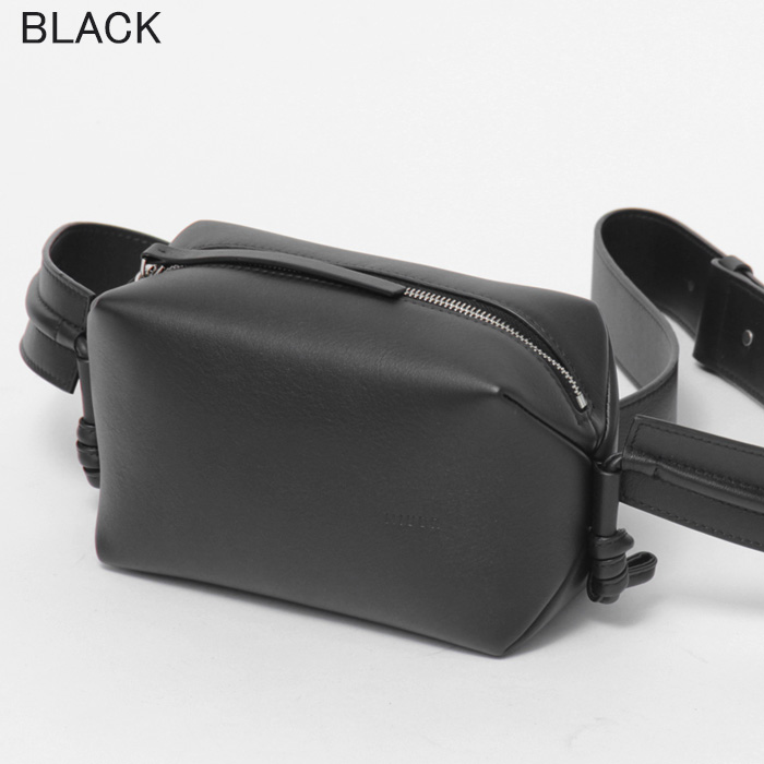 ミウールのレザークロスボディバッグ LANTAU | 送料無料|BLACK | DANJO