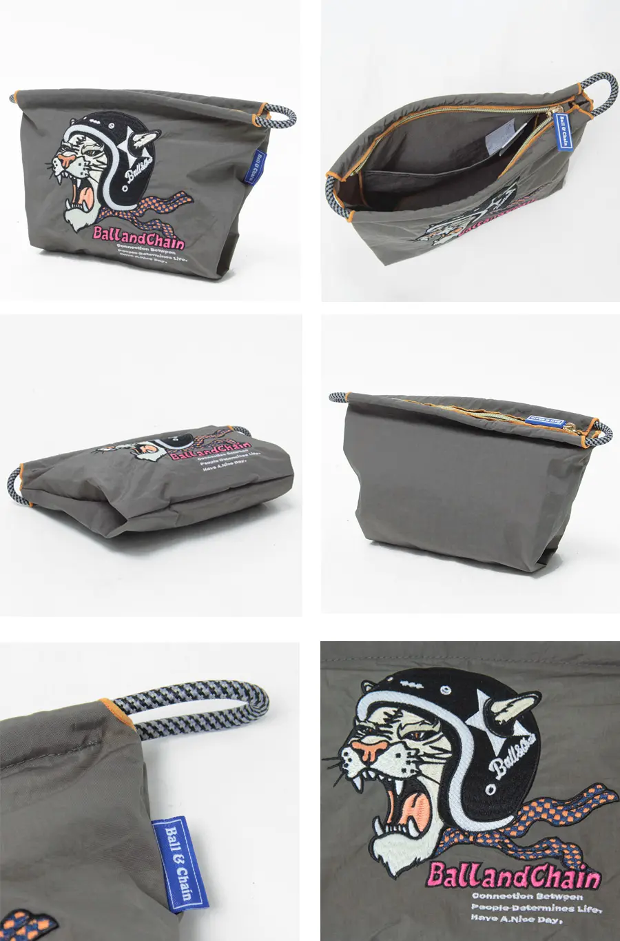 ボールアンドチェーン オリジナルのポーチ ハワイ ホワイト | 送料無料