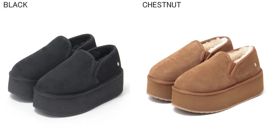 EMU Australiaの厚底ムートンスリッポン Stinger Reef Flatform｜送料