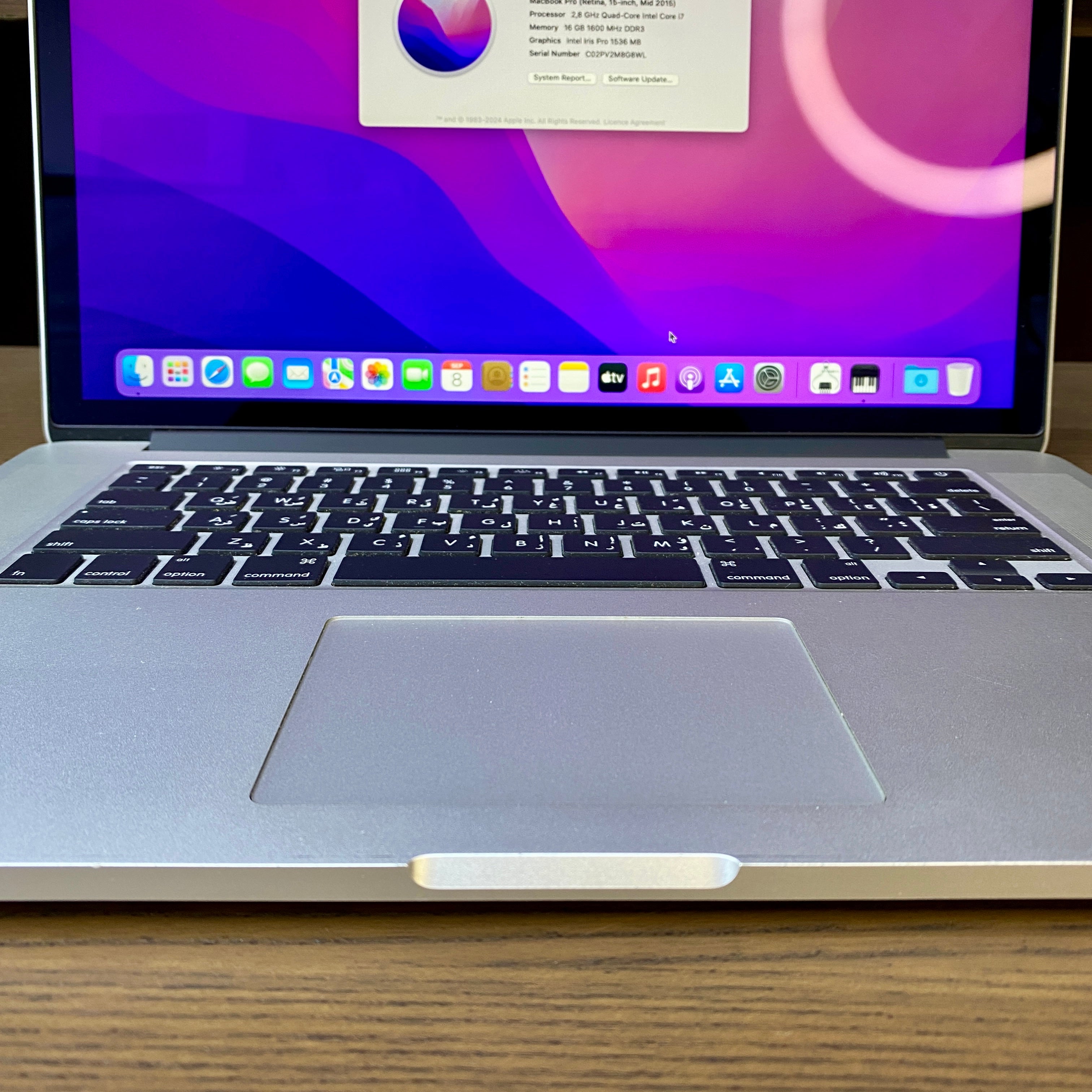 Apple Macbook Pro A1398 (Mid 2015) Laptop With 15.4-Inch Display
