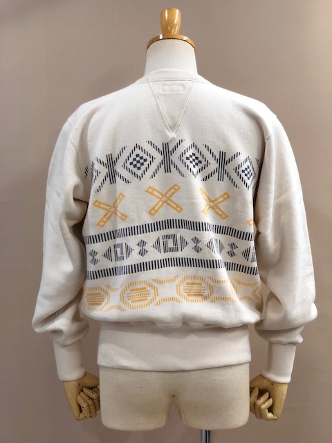 Aztec Print Double V Sweat Special Sewing Model LOT1456 | dapper's