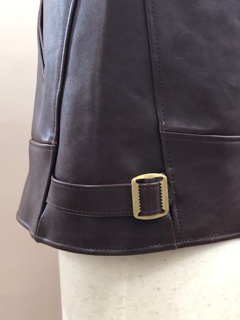 30's Style Horsehide Leather Cossack Jacket LOT1671 BROWN | dapper's