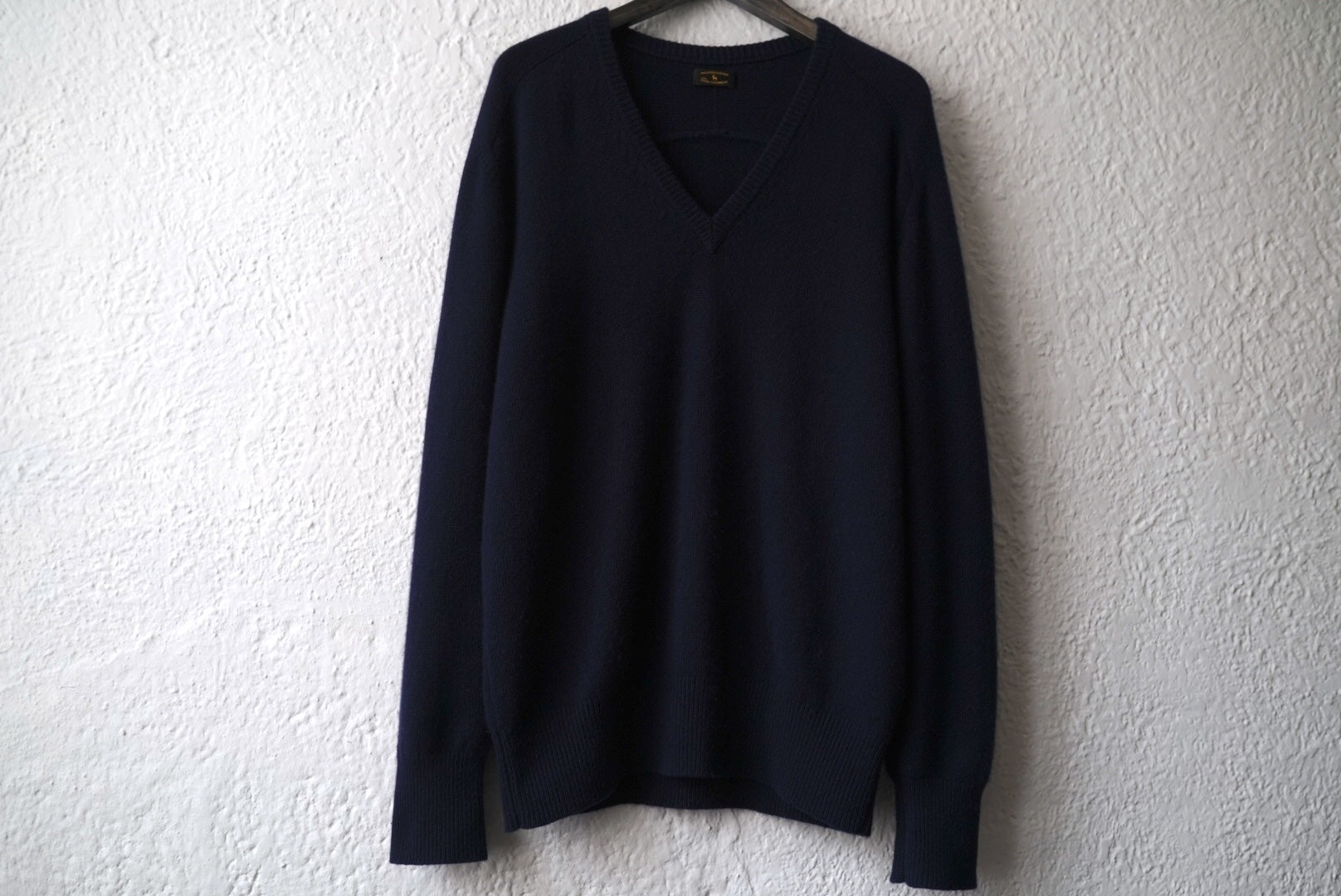 22AW V/N SWEATER カシミヤ度詰Vネックニットセーター / MAATEE&SONS
