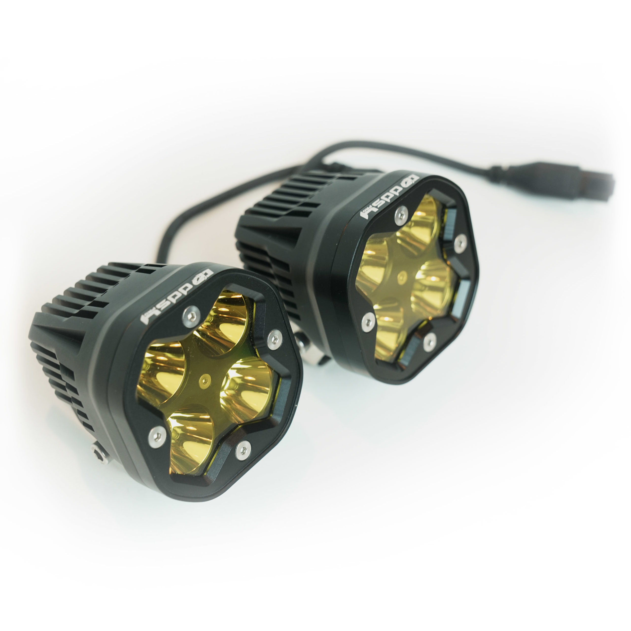 Dark Defense DDS4 PRO 60W 6000+ Lumen 3″ Off-Road Pod Lights (2