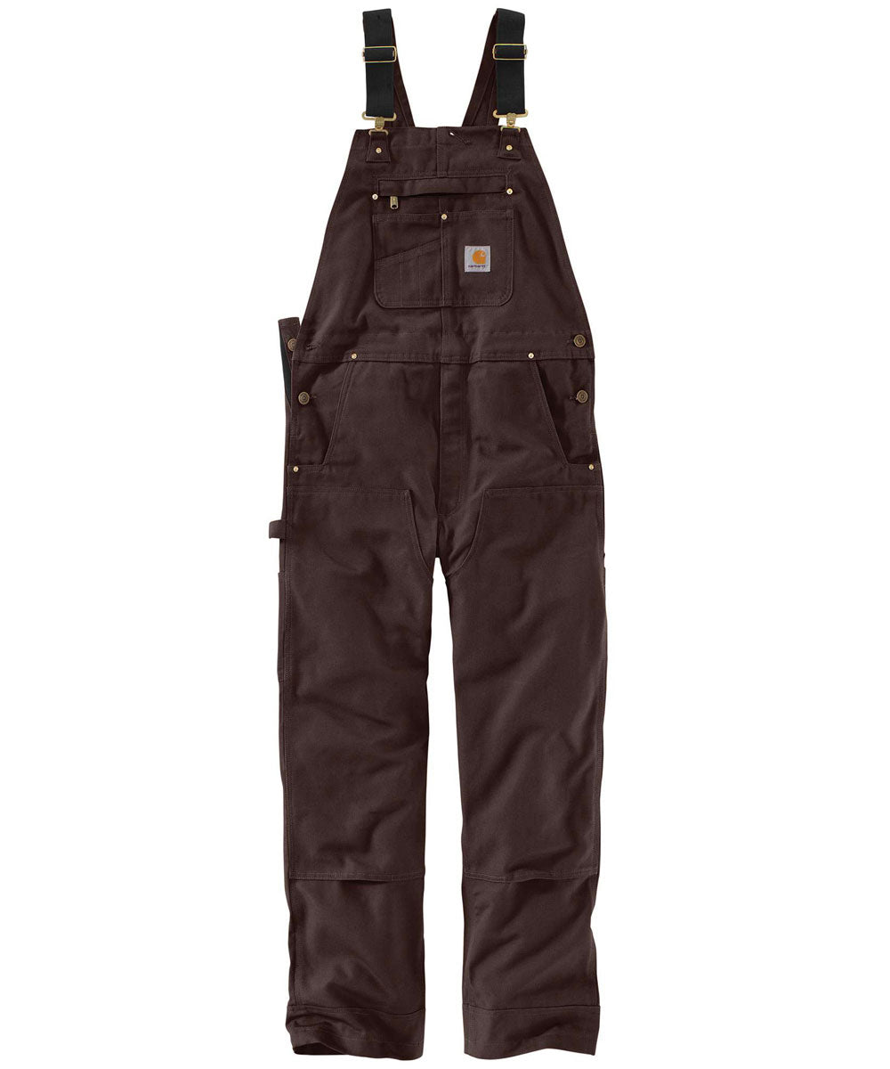 Carhartt R01 Duck Bib Overalls - Dark Brown — Dave's New York