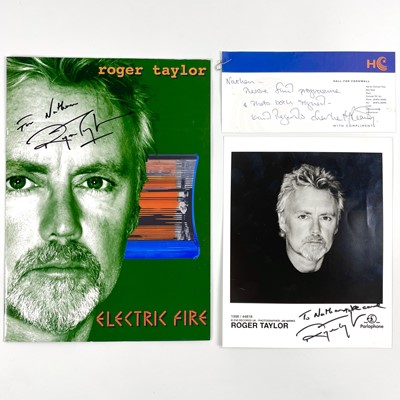 Lot 39 - SIGNED ROGER TAYLOR. 'Electric Fire: