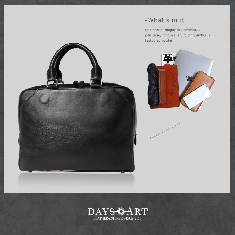 革製品専門店 DAYSART 本革 ブリーフケース ビジネスバッグ メンズ