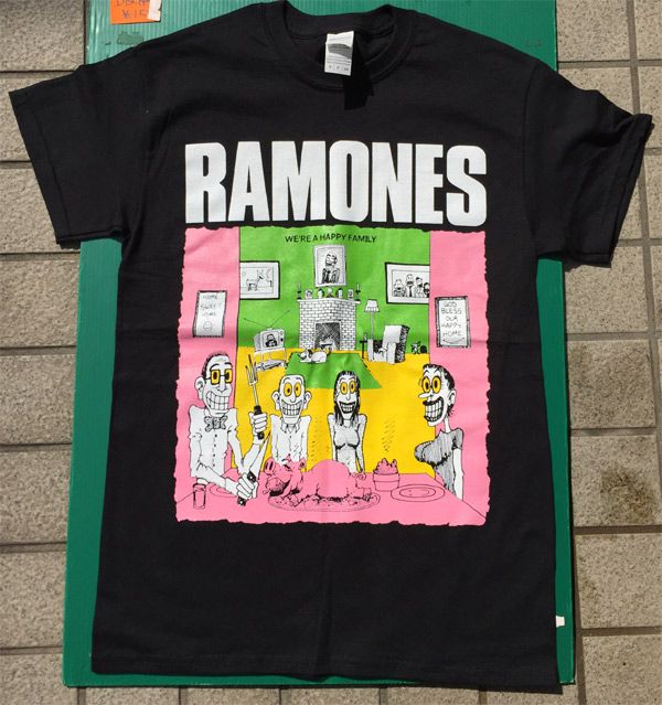 RAMONES Tシャツ WE'RE HAPPY FAMILY | 45REVOLUTION