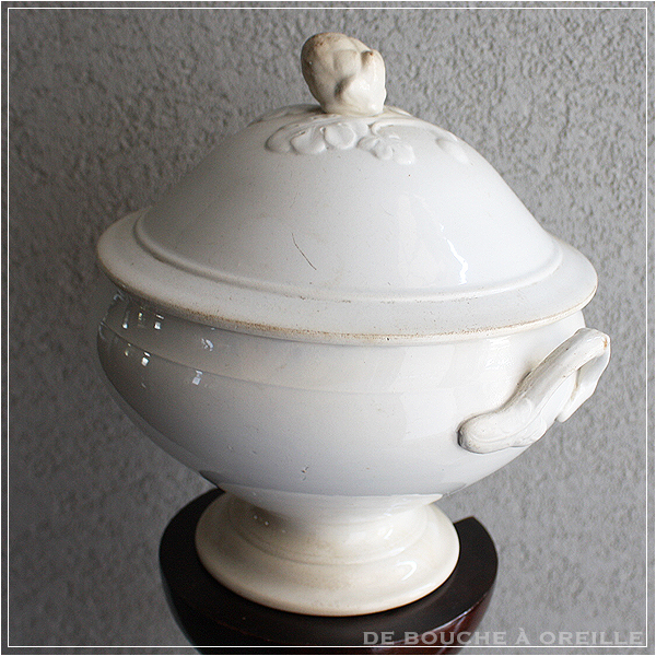 オールドバカラ アンティーク DE BOUCHE A OREILLE / soupière スー