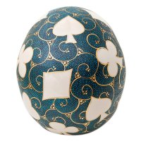 九谷焼SKULL～髑髏～ スカル大 青粒 - 九谷焼 髑髏 ～SKULL～ - 伝統