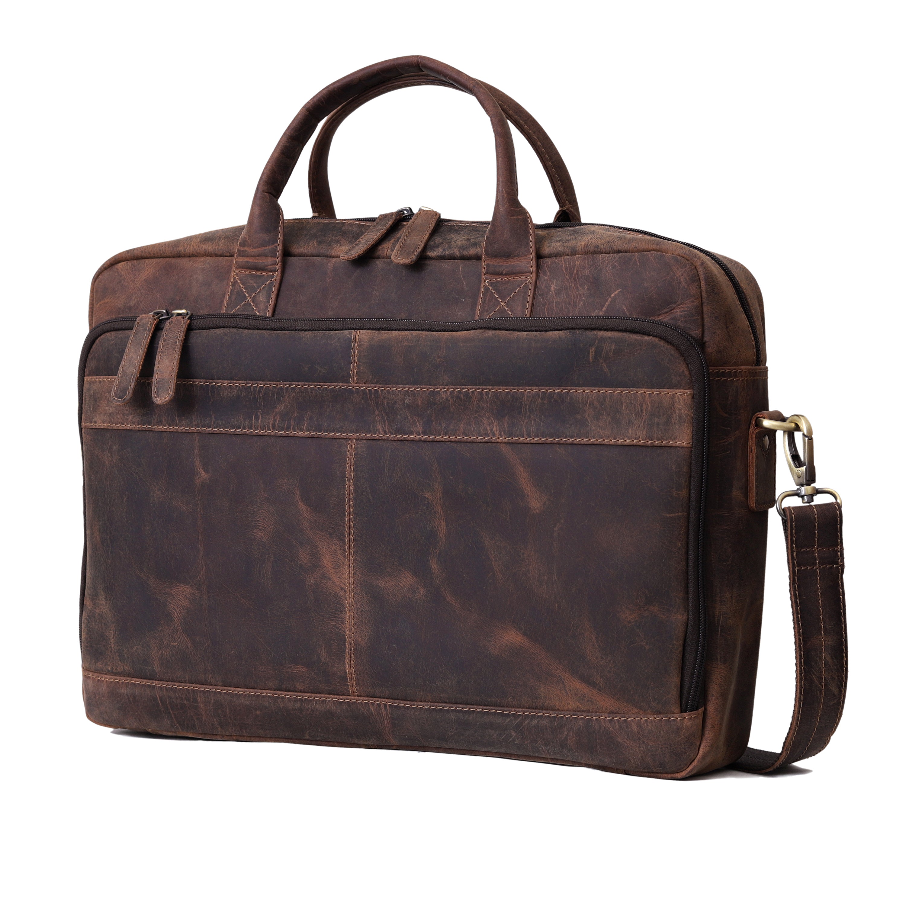 Virginia Leather Briefcase Bag | Denver Leather Craft
