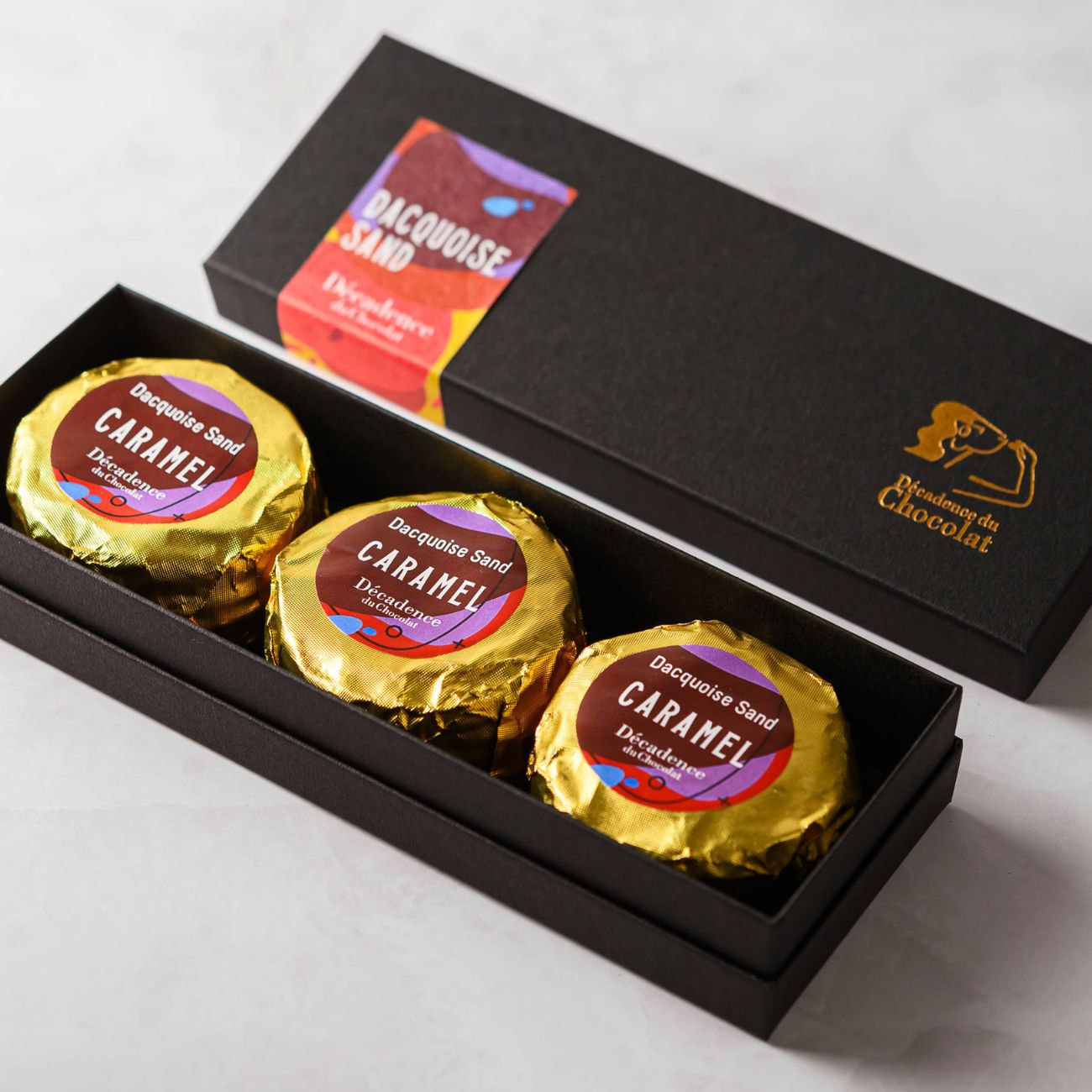 冷凍配送］生チョコダックワーズサンド 3個入り – Decadence du Chocolat