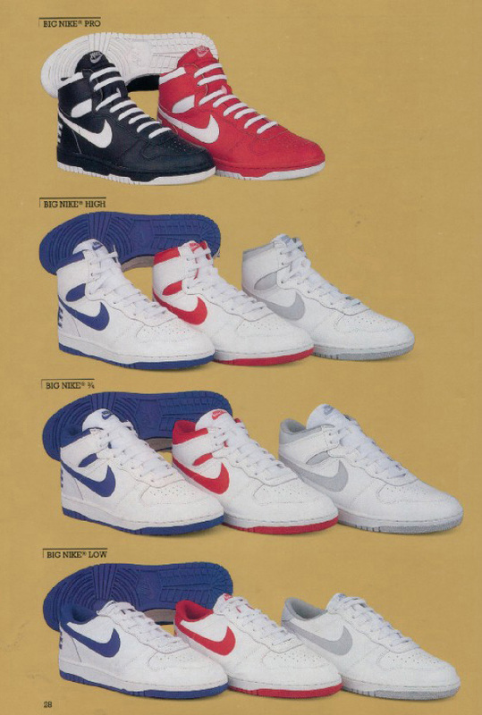 Vintage 1985 Nike Catalog: Big Nike's, Dunks and Jordans.