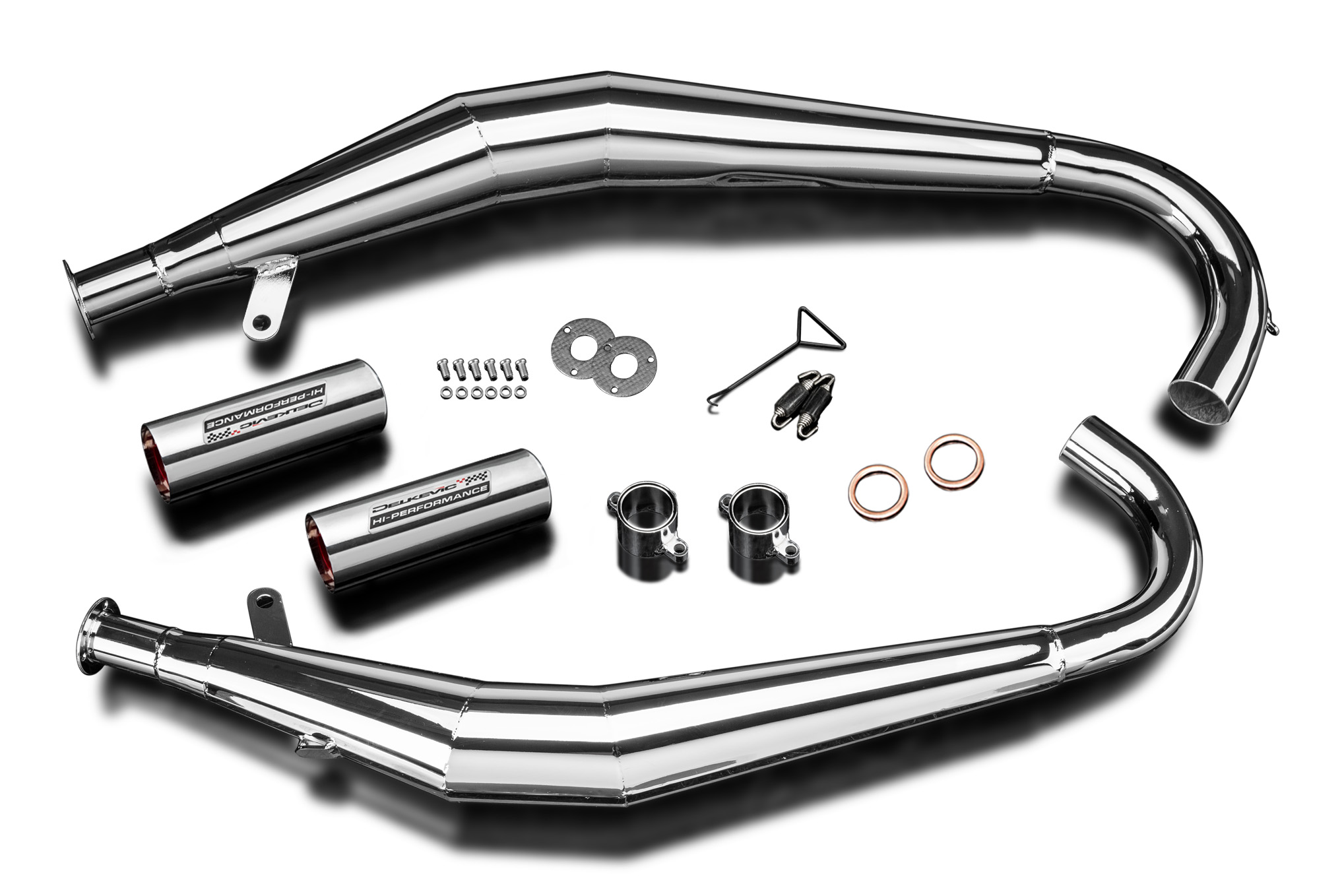 DELKEVIC フルエキゾーストマフラーシステム レプリカ サイレンサー