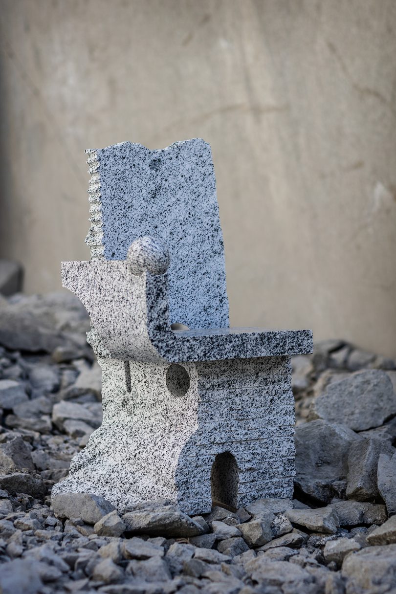 Wood, Stone Exhibition Showcases Two Age Old Materials by Max Lamb