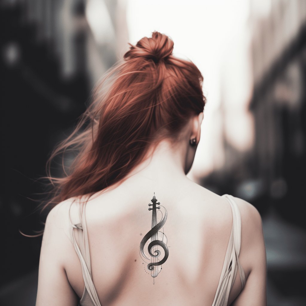 TATTOO ART - アート・デザイン・音楽 美しい音楽タトゥーのデザイン