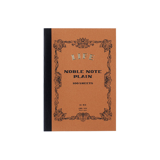 ライフ ノート LIFE 方眼 横罫 無地 ノーブルノート B6 noble N28 N29