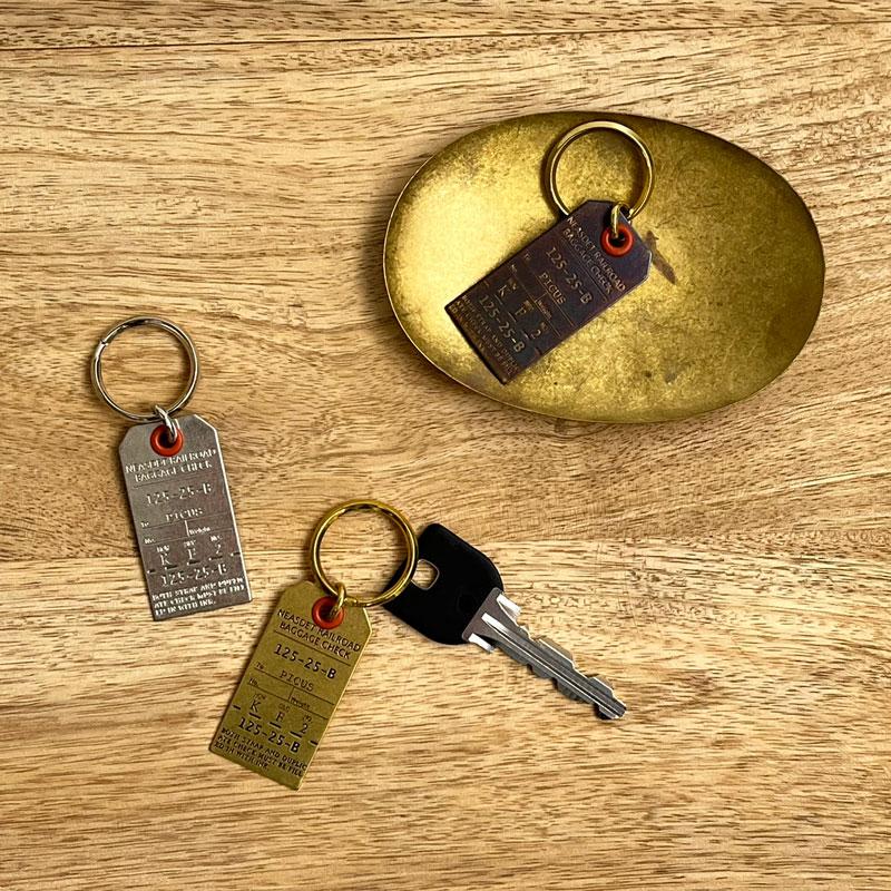 希少GRINDLODGE グラインドロッヂ 真鍮 SAWロゴ キーホルダー 希少