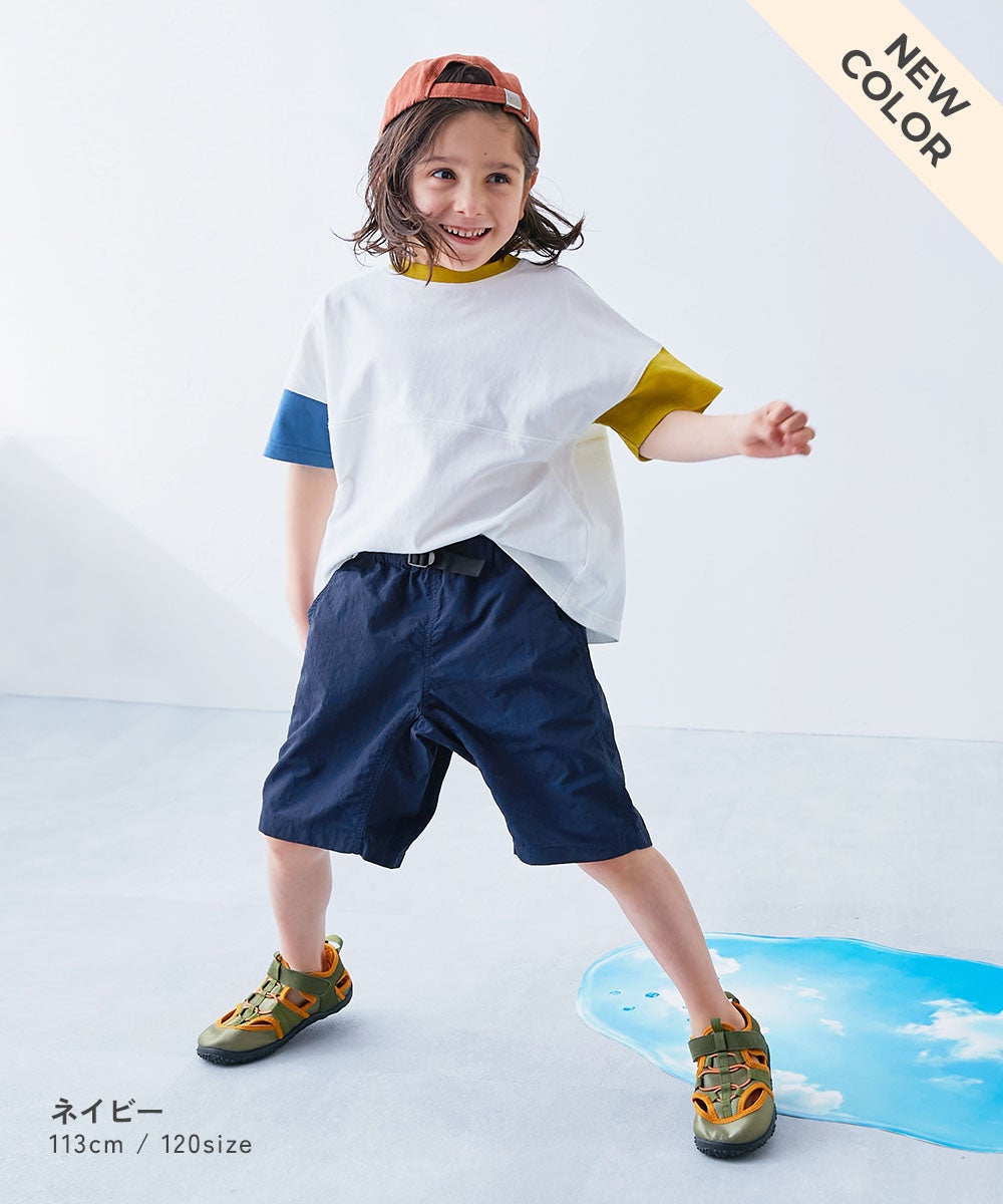 水はじく】撥水ナイロン ハーフパンツ(水陸両用) | 子供服の通販