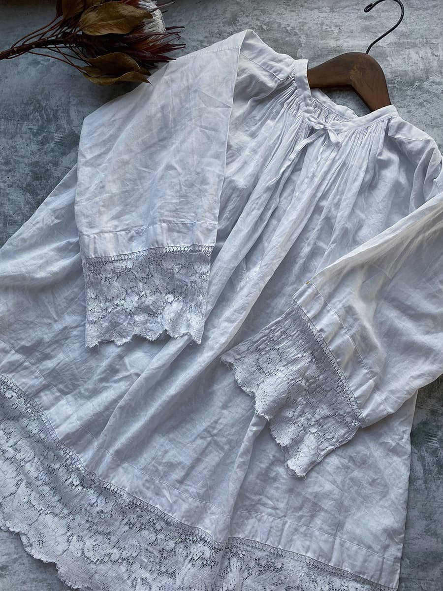 1900sアンティークチャーチスモック