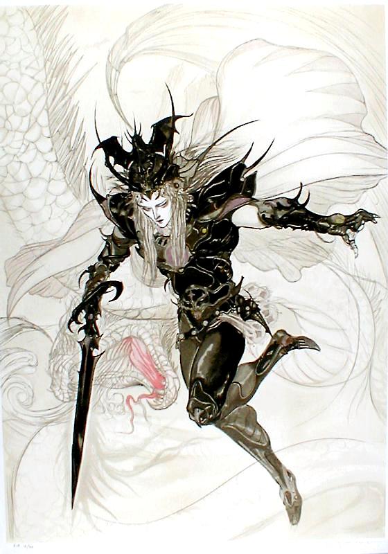 天野喜孝 白い炎