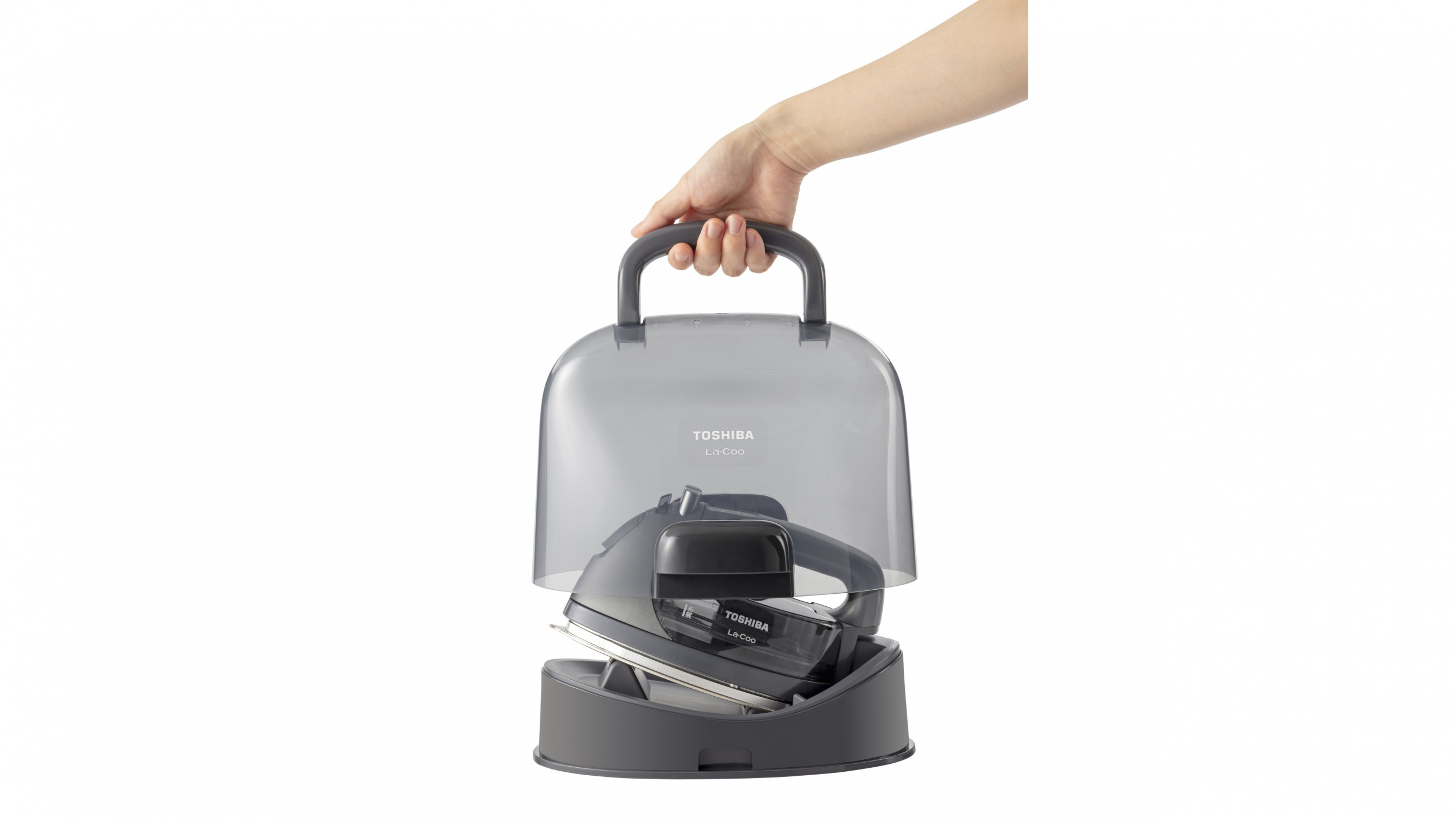 東芝が本体が冷めるのを待たず収納ケースをかぶせることができる