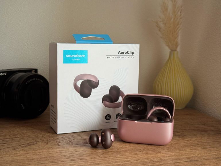 イヤカフ型がついにキタっ！Soundcoreの最新イヤホン「AeroClip」試聴