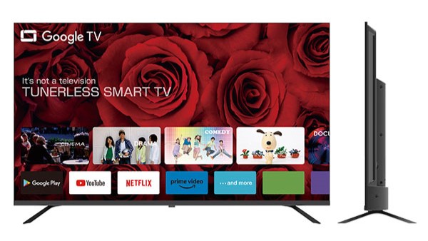 ドンキ情熱価格の「チューナーレススマートテレビ」が55V型4Kモデルの