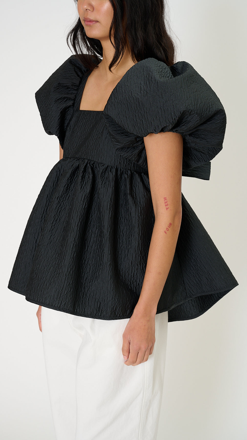 Cecilie Bahnsen Alma Top in Black – Diamond Dream Jewelry + Apparel