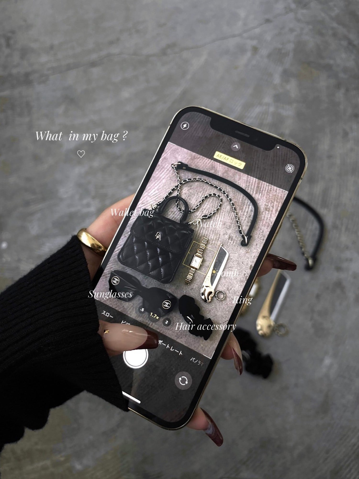 Quilted leather logo mini bag | DIANTÉ (ディアンテ)公式通販サイト