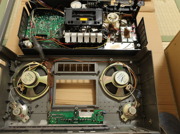 ステレオラジカセ『ZILBA'P TV』(ソニー、1979年発売)を修理 - Diary