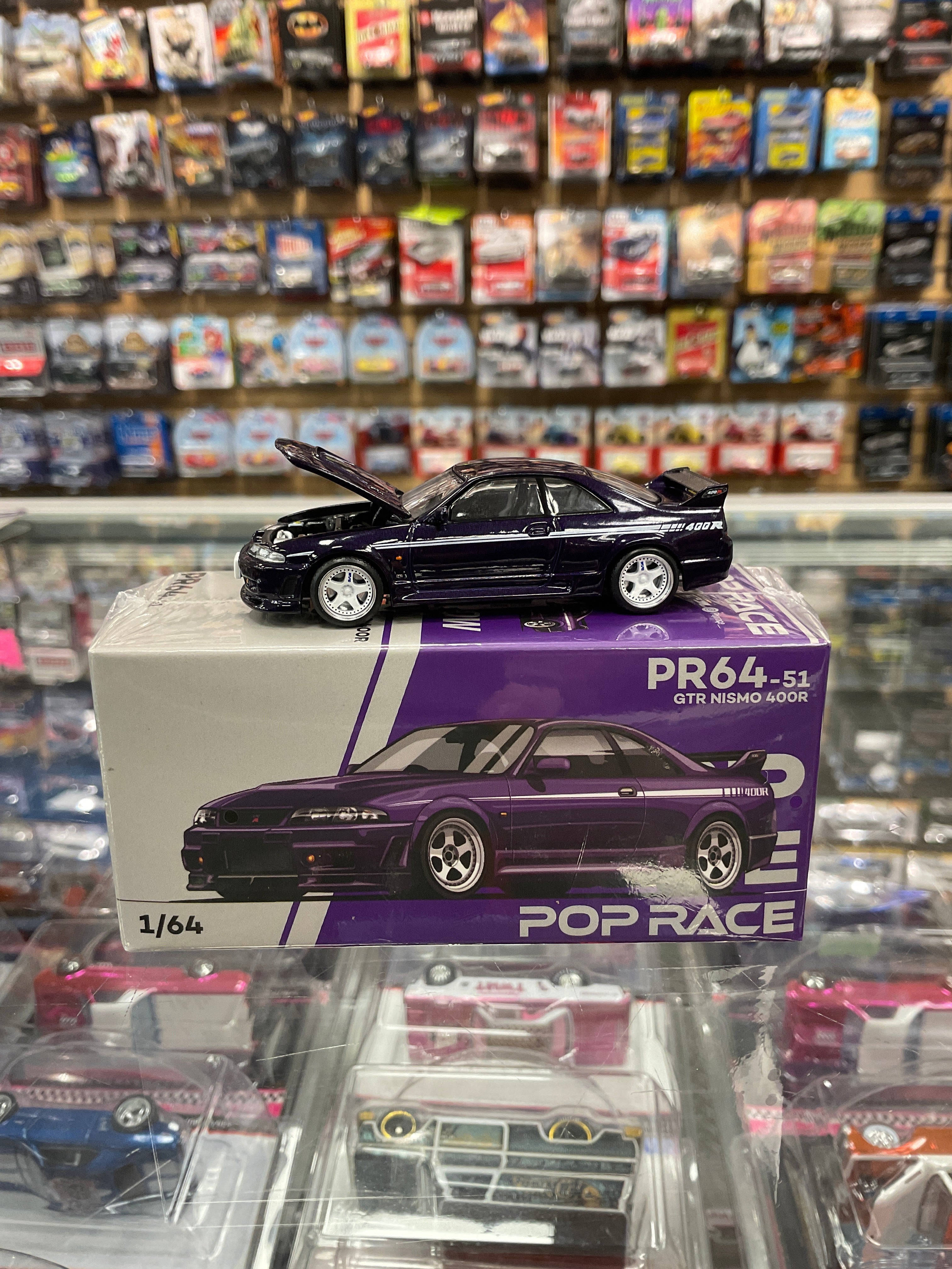 Pop Race PR64-51 Nissan GTR R33 Nismo 400R Purple – Diecastz