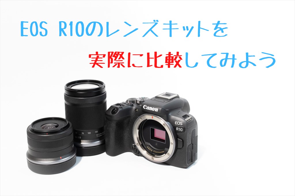 EOS R10のレンズキットはどっちを買うのが正解？【比較レビュー