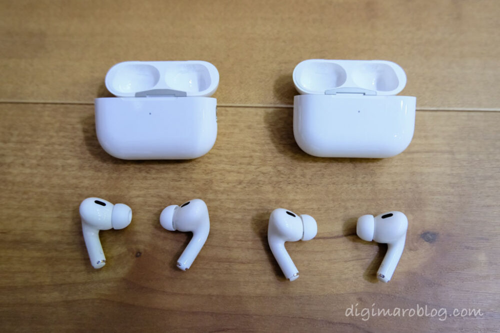比較レビュー】最新AirPods Pro第2世代 USB-CとLightningモデルの違い